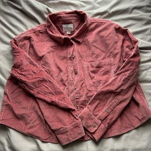 Cropped button up
